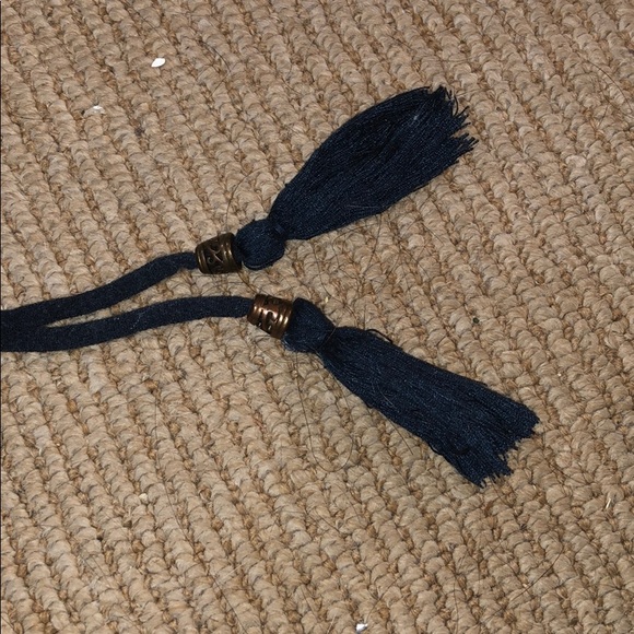 Cute boho floral romper tassels and keyhole back - Picture 5 of 5